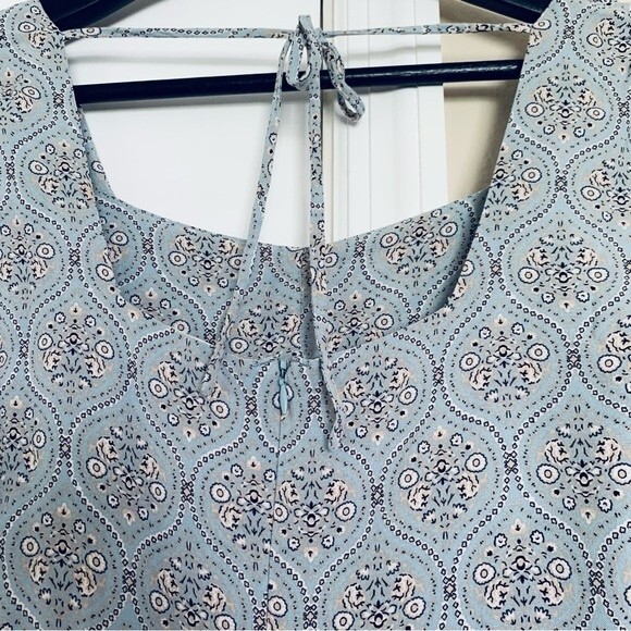 Miami Boho Babydoll Music Festival Concert Floral Print Mini Dress | Size: M - Picture 9 of 12